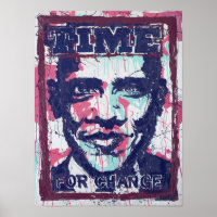 Andy Howell President Obama Porträtt Poster