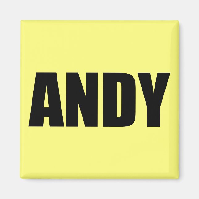 Andy Magnet (Framsidan)