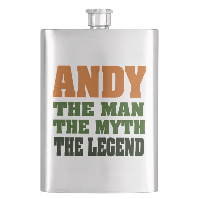 Andy manen, mythen, legenden! fickplunta (Framsidan)