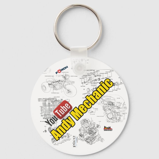 Andy Mechanic nyckelring (Framsida)