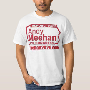 ANDY MEEHAN FÖR CONGRESS REPUBLI-CAN! LOGOTYP T SHIRT