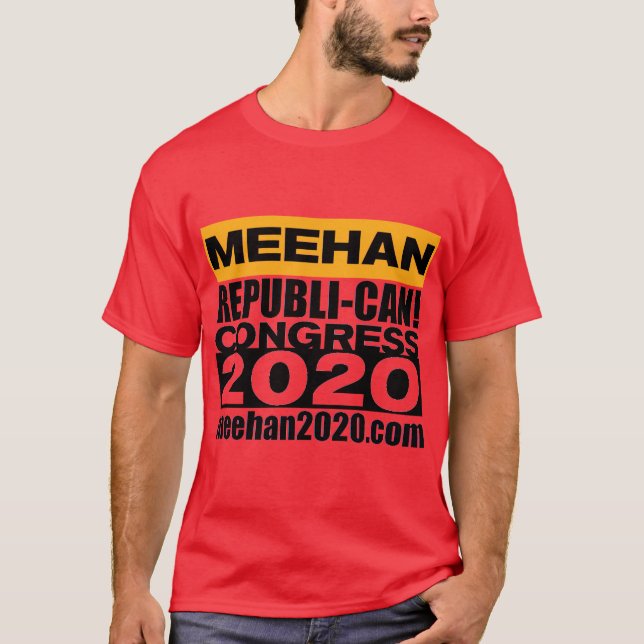 Andy Meehan från kongressen REPUBLI-CAN Shirt T Shirt (Framsida)