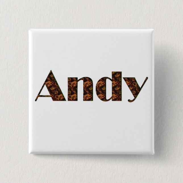 Andy Namn-Branded Gift Item Knapp (Framsida)