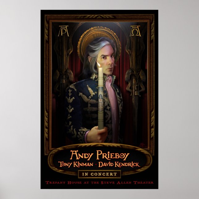 Andy Prieboy Poster av Lee Moyer. (Framsidan)