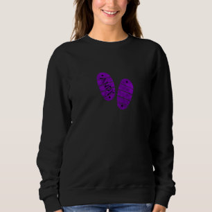 Andy Purple Fotavtryck Är Det För Din Bästa Vän T Shirt