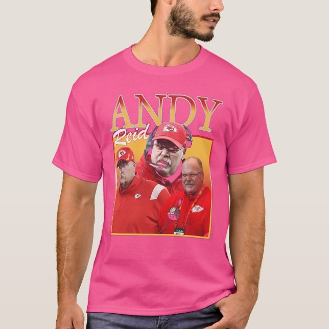 Andy Reid Retro Collage T Shirt (Framsida)