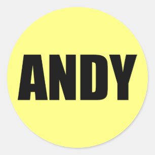 Andy Runt Klistermärke