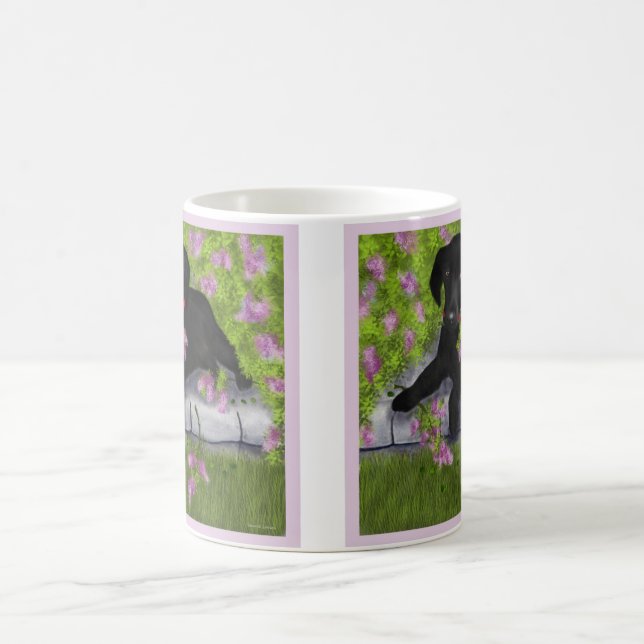 Andy under lilakaffemuggen, kaffemugg (Center)