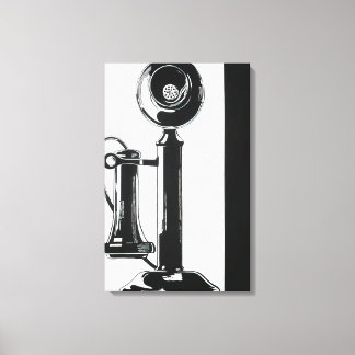 Andy Warhol - telefon Canvastryck
