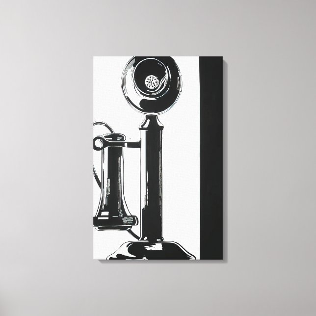 Andy Warhol - telefon Canvastryck (Framsida)