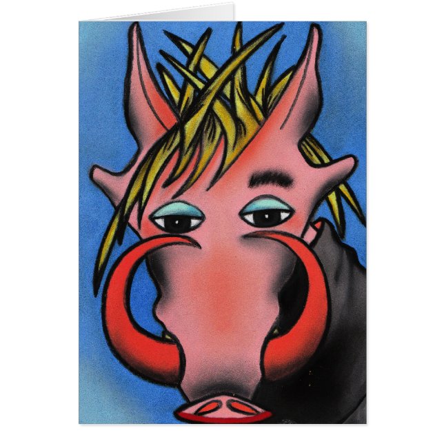 andy warthog hälsningskort (Framsidan)
