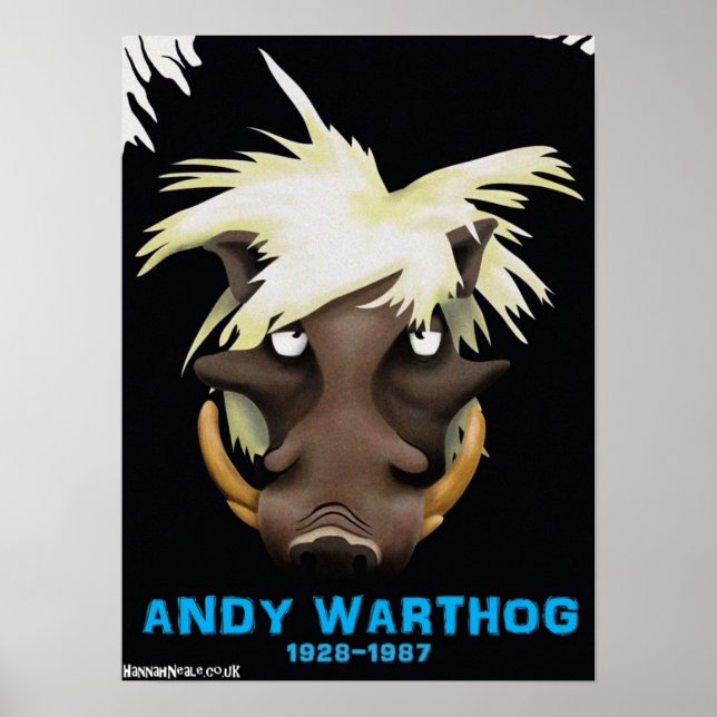 Andy Warthog Print Poster (Framsidan)