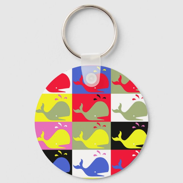 Andy Whale-Hål™_Keychain Nyckelring (Framsida)