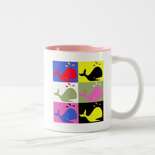 Andy Whale-Hole™_Two-Tone Två-Tonad Mugg (Höger)