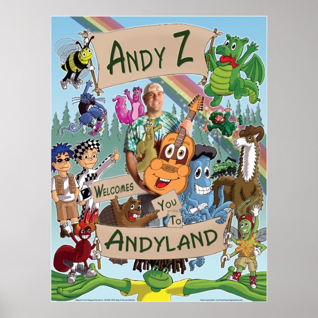 Andy Z & Friends poster (Framsidan)
