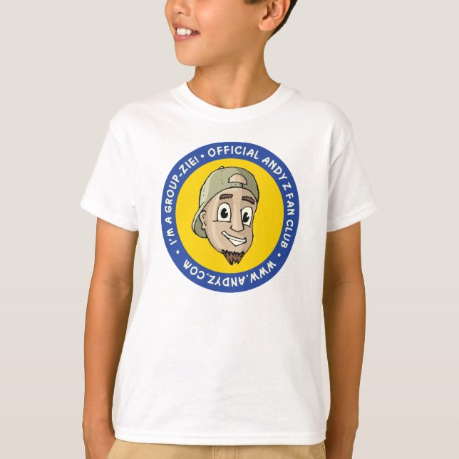 Andy Z Grupp-ZieT-tröja Tee Shirt (Framsida)