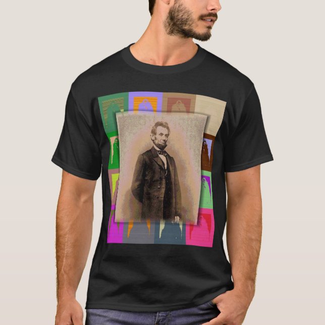 Andyen   Abraham Lincoln 3 Tee Shirt (Framsida)