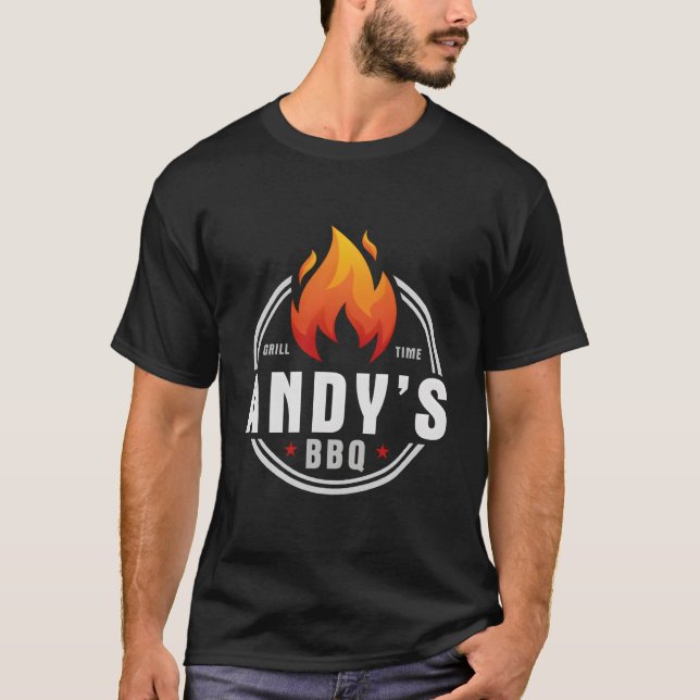 Andy'S Bbq T Shirt (Framsida)