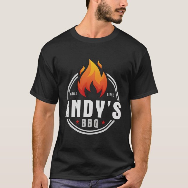 Andy'S Bbq T Shirt (Framsida)