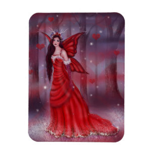 Aneira valentine fairy av Renee Lavoie Magnet
