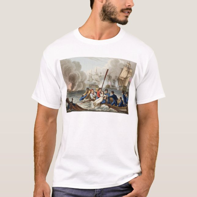 Anekdot på striden av Trafalgar Tee Shirt (Framsida)