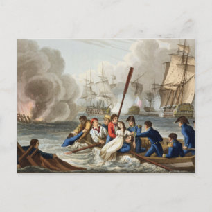 Anekdot vid slaget vid Trafalgar Vykort