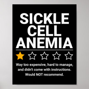 Anemi med sickle Cell Anemi En Star Rating Funny A Poster