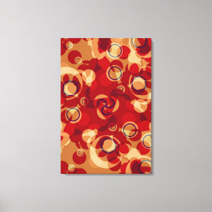 Anemidelisk Abstrakt Art Wrapped Canvas