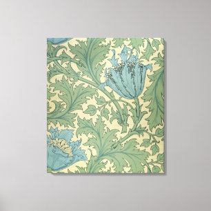 "Anemon" design (textilen) Canvastryck