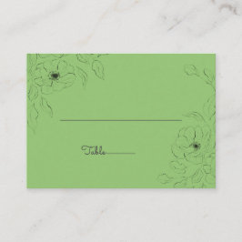 Anemon på ett platt platta kort i bakgrunden till