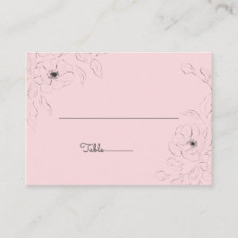 Anemon på Ro-platskort i Blek Placeringskort