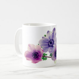 Anemonblomma Kaffemugg
