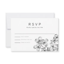 Anemonbukett Bröllop RSVP