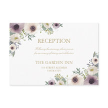 Anemonbukett mottagarkort