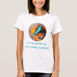 Anemone Fish: "Det är min planet också!" T-Shirt