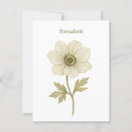Anemone - Forgnant Vykort