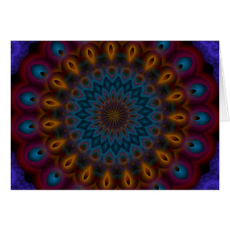 Anemone Kaleidoscope Mandala OBS Kort