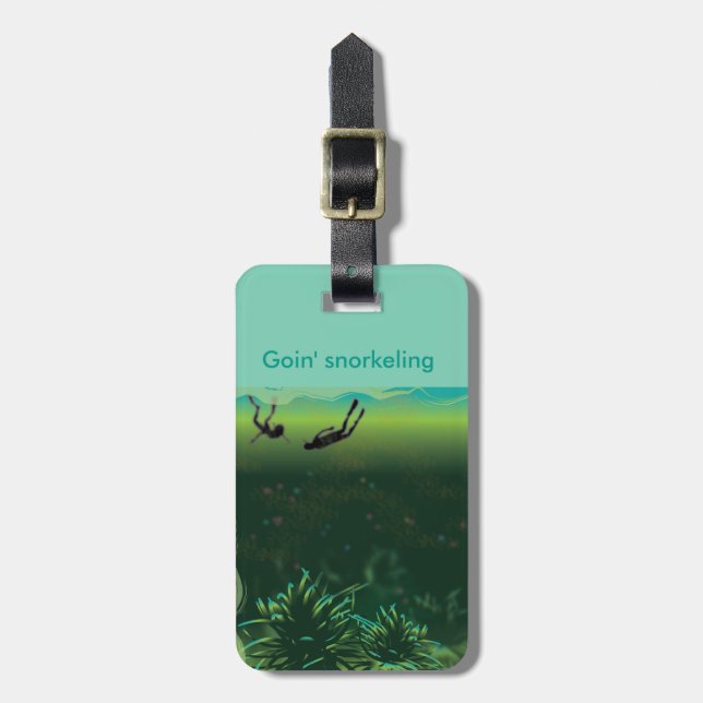 Anemone Luggage Tag Bagagebricka (Vertikal Framsida)