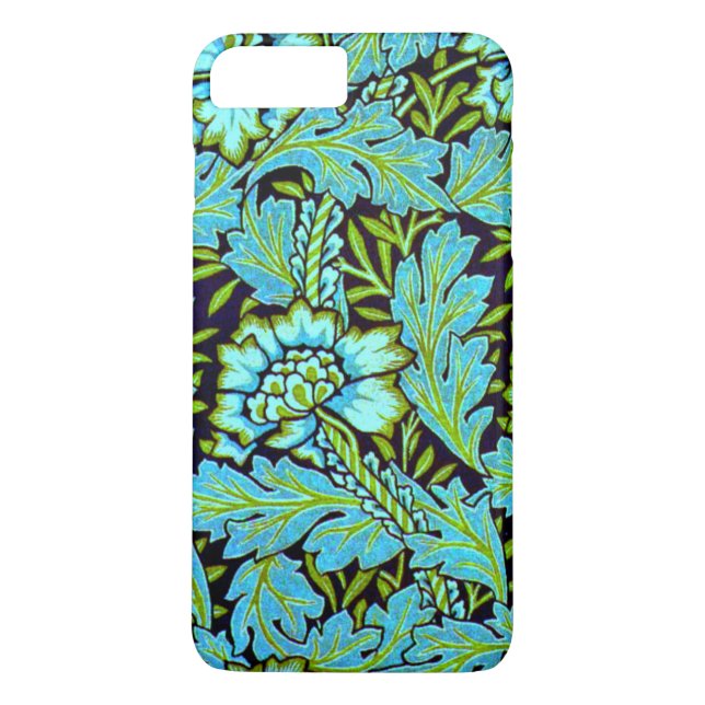 Anemone mönster av William Morris Case-Mate iPhone Skal (Baksida)
