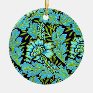 Anemone mönster av William Morris, Julgransprydnad Keramik