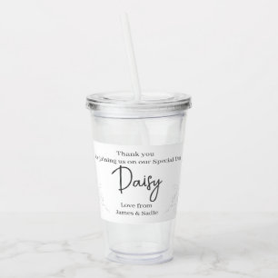 Anemone on White Take Away Mugg