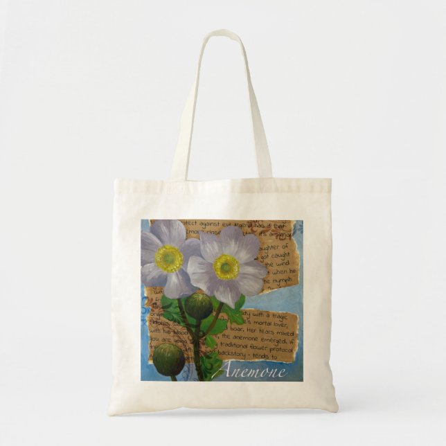 Anemone Tote Bag Tygkasse (Framsidan)