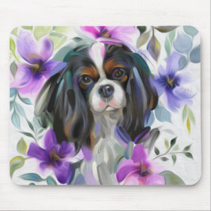 "Anemone" Tricolor cavalier hund art mousserande Musmatta