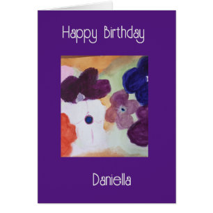 Anemone Vår blommor Birthday Card Hälsningskort