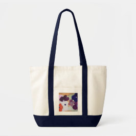 Anemone Vår blommor Strap Tote Bag Tygkasse