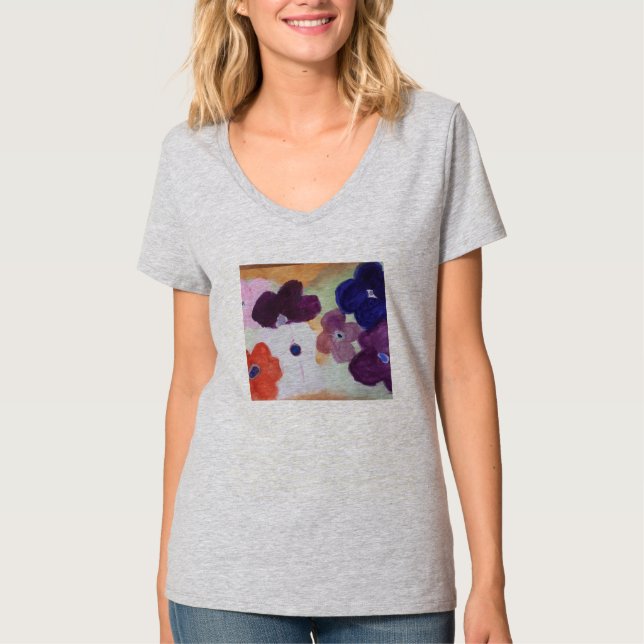 Anemone Vår blommor T Shirt (Framsida)