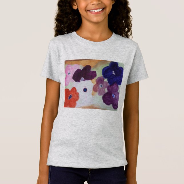 Anemone Vår blommor T Shirt (Framsida)
