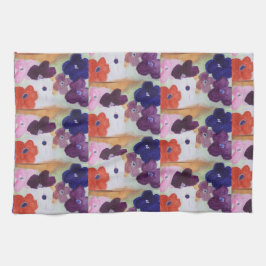 Anemone Vår blommor Tea Towel Kökshandduk