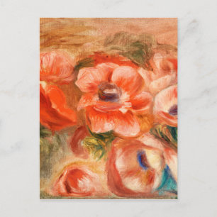 Anemoner av Renoir Impressionistisk målning Vykort