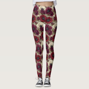 Anemoner Blomma Maternity Anemoner Accent Leggings